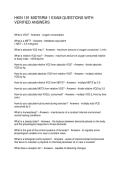 HKIN 191 MIDTERM 1 EXAM QUESTIONS WITH VERIFIED ANSWERS