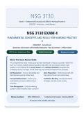 NSG 3130 Exam 4 2026&sol;2027&colon; Fundamental Concepts and Skills for Nursing Practice II with Answers & Rationales