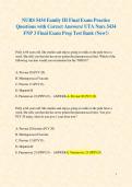 NURS 5434 Family III Final Exam Practice Questions with Correct Answers&sol; UTA Nurs 5434 FNP 3 Final Exam Prep Test Bank &lpar;New&excl;&rpar; 