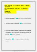 CPO EXAM QUESTIONS AND CORRECT ANSWERS LATEST UPDATE &lpar;2026&sol;2027&rpar; GRADED A&plus; &vert; 100&percnt; VERIFIED SOLUTIONS&period;