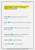 NCCAOM Biomedicine Board Exam Questions And 100&percnt;&NewLine;CORRECT ANSWERS &vert; Graded A&plus; &vert; Latest Updated&NewLine;2026&sol;2027 &vert; Guaranteed Pass&period; 
