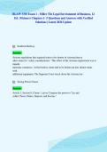 BLAW 3310 Exam 1 - Miller The Legal Environment of Business&comma; 12&NewLine;Ed&period; &lpar;Meiners&rpar; Chapters 1- 5 Questions and Answers with Verified&NewLine;Solutions &vert; Latest 2026 Update