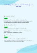 BLAW 3310 Questions and Answers with Verified Solutions &vert; Latest&NewLine;2026 Update