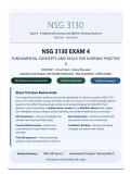 NSG 3130 Exam 4 Latest&colon; Fundamental Concepts and Skills for Nursing Practice II with Answers & Rationales