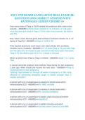 ANCC FNP Board Exam Latest Real Exam 100&plus; Questions and Correct Answers With Rationales