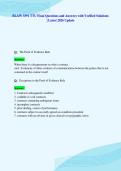 BLAW 3391 TTU Final Questions and Answers with Verified Solutions&NewLine;&vert; Latest 2026 Update
