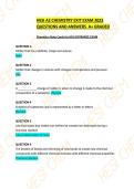 HESI A2 Chemistry Entrance Exam Questions And Correct Detailed Answers