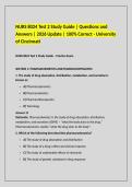 NURS 8024 Test 2 Study Guide Questions and Correct Answers&period;docx