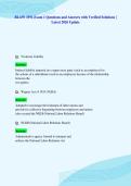 BLAW 3391-Exam 1 Questions and Answers with Verified Solutions &vert;&NewLine;Latest 2026 Update&NewLine;