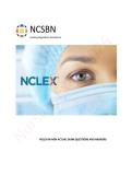 NCLEX RN NGN ACTUAL EXAM QUESTIONS AND ANSWERS