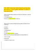 NSG 3480 Community Health Final Exam Questions&NewLine;and Answers &vert; Latest Update 2026&sol;2027 &vert; Graded A&plus; &vert;&NewLine;Guaranteed Pass&period;