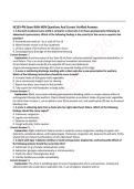 NCLEX-PN Exam With NGN Questions And Correct Verified Answers