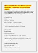 PEPP Final UPDATED ACTUAL Exam Question&NewLine;and Answer &lpar;2026&sol;2027&rpar; &vert; 100&percnt; Verified&NewLine;Answers