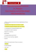 WGU C211 OA Global Economics for Managers Exam Questions and Verified Answers