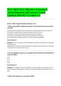 WGU D635 &vert;OA&vert; Objective Assessment&vert; Actual Questions and Answers Latest Updated 2026&sol;2027 &lpar;Graded A&plus;&rpar;&NewLine;