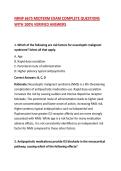 NRNP 6675 MIDTERM EXAM COMPLETE QUESTIONS WITH 100&percnt; VERIFIED ANSWERS
