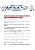 MSSC MAINTENANCE AWARENESS ALL TEST PAPER QUESTIONS AND ANSWERS SURE A&period;pdf
