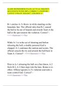 IAABO REFRESHER EXAM &lpar;ACTUAL 2026&sol;2027&rpar;&NewLine;QUESTIONS WITH 100&percnt; CORRECT ANSWERS &ndash;&NewLine;LATEST UPDATE 2026&sol;2027 &vert; GRADED A&plus;&period;