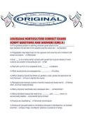 LOUISIANA HORTICULTURE CORRECT EXAMS SCRIPT QUESTIONS AND ANSWERS SURE A&period;pdf