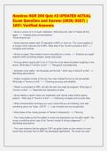 Hondros NUR 200 Quiz &num;2 UPDATED ACTUAL&NewLine;Exam Question and Answer &lpar;2026&sol;2027&rpar; &vert;&NewLine;Updated Questions and Correct Answers &vert; A&plus;&NewLine;Verified