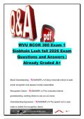 BCOR 380 Exam 1 &vert; 120&plus; Practice Questions & Verified Answers &vert; Business Ethics&comma; Moral Grandstanding&comma; Epistemic Bubbles&comma; Echo Chambers & Ethical Leadership &vert; West Virginia University &lpar;WVU&rpar; Fall 2026