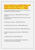 Hondros NUR 200 Quiz &num;2 UPDATED ACTUAL&NewLine;Exam Question and Answer &lpar;2026&sol;2027&rpar; &vert;&NewLine;100&percnt; Verified Answers&NewLine;