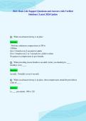 BLS- Basic Life Support Questions and Answers with Verified&NewLine;Solutions &vert; Latest 2026 Update