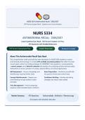 NURS 5334 Antimicrobial Recall Latest 2026&sol;2027&colon; 270 Practice Quiz Questions with Answers & Detailed Rationales&NewLine;&NewLine;
