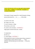 NACE CP2 EXAM &lpar;ACTUAL 2026-2027&rpar; QUESTIONS&NewLine;WITH 100&percnt; CORRECT ANSWERS &vert; GRADED A&plus; &vert;&NewLine;GUARANTEED PASS&period; 