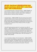 LES 305 - Clark Exam 2 UPDATED ACTUAL Exam&NewLine;Question and Answer &lpar;2026&sol;2027&rpar; &vert; Latest Study&NewLine;Guide &vert; 100&percnt; Verified Answers