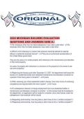 2026 MICHIGAN BUILDERS EVALUATION QUESTIONS AND ANSWERS SURE A&period;pdf