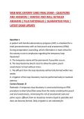 MGSC 395 EXAM 1 - TIMOTHY FRY QUESTIONS COMPLETE WITH VERIFIED ANSWERS AND RATIONALES