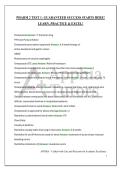 PHARM 2 TEST 1 &vert; GUARANTEED SUCCESS STARTS HERE&excl; LEARN&comma; PRACTICE & EXCEL&excl;