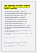 Delta Achievement Test Question and Answer&NewLine;&lpar;2026&sol;2027&rpar; &vert; Updated Questions and Correct&NewLine;Answers &vert; A&plus; Verified