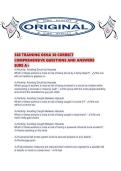 360 TRAINING OSHA 30 CORRECT COMPREHENSIVE QUESTIONS AND ANSWERS
