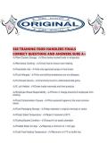 360 TRAINING FOOD HANDLERS FINALS CORRECT QUESTIONS AND ANSWERS SURE A&period;pdf