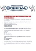 2026 IHOP SOP CORE REVIEW ALL QUESTIONS AND ANSWERS SURE A&period;pdf