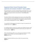 Equipment Short-Circuit Protection Exam&NewLine;questions and answers Graded A&plus; latest update&NewLine;Electrical equipment is required to be adequately protected against short-circuit&NewLine;conditions per NEC 110&period;10 and several other complementary NEC requirements&period;&NewLine;OSHA re