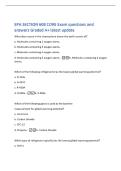 EPA SECTION 608 CORE Exam questions and&NewLine;answers Graded A&plus; latest update&NewLine;What does ozone in the stratosphere above the earth consist of&quest;&NewLine;a&period; Molecules containing 2 oxygen atoms&period;&NewLine;b&period; Molecules containing 3 oxygen atoms&period;&NewLine;c&period; Molecules containing 4 oxygen a
