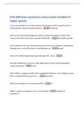 EPA 608 Exam questions and answers Graded A&plus;&NewLine;latest update&NewLine;To process refrigerant to a level equal to new &lpar;virgin&rpar; product specifications as&NewLine;determined by chemical analysis defines&colon; -Reclaiming&NewLine;Recover any remaining refrigerant and then render the cyl