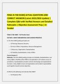 FEMA IS-700 EXAM QUESTIONS AND CORRECT ANSWERS&period;pdf