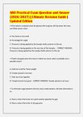 ABO Practical Exam Question and Answer&NewLine;&lpar;2026&sol;2027&rpar; &vert; Ultimate Revision Guide &vert;&NewLine;Updated Edition