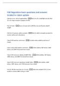 FAR Regulation Exam questions and answers&NewLine;Graded A&plus; latest update&NewLine;FAR Part 23 vs&period; Part 25 applicability -Part 23 is for small&sol;light aircraft&semi; Part&NewLine;25 is for large transport category aircraft&period;&NewLine;Part 23 limits -Up to 19 seats and 19&comma;000 lbs max certifica