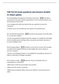 FAR Part 91 Exam questions and answers Graded&NewLine;A&plus; latest update&NewLine;91&period;3 Responsibility and authority of the pilot in command&period; --The pilot in&NewLine;command of an aircraft is directly responsible for&comma; and is the final authority as to&comma;&NewLine;the operation of that aircra