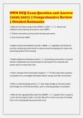 SWM DEQ Exam Question and Answer&NewLine;&lpar;2026&sol;2027&rpar; &vert; Comprehensive Review&NewLine;&vert; Detailed Rationales
