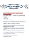 2026 VTNE CORRECT FINALS QUESTIONS AND ANSWERS SURE A&period;pdf