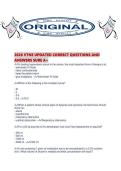 2026 VTNE UPDATED CORRECT QUESTIONS AND ANSWERS SURE A&period;pdf