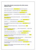 Class C Water Operator License Exam with verified  answers &NewLine;2026&sol;2027 version