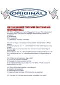 ISO 27001 CORRECT TEST PAPER QUESTIONS AND ANSWERS SURE A&period;pdf