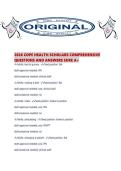 2026 COPE HEALTH SCHOLARS COMPREHENSIVE QUESTIONS AND ANSWERS SURE A&period;pdf